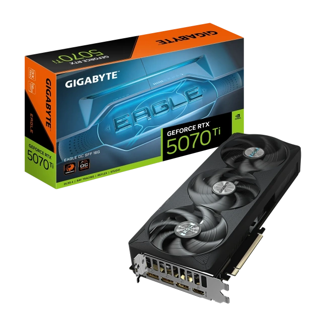 Видеокарта Gigabyte GeForce RTX 5070 Ti Eagle OC SFF 16Gb (GV-N507TEAGLE OC-16GD) купить! 